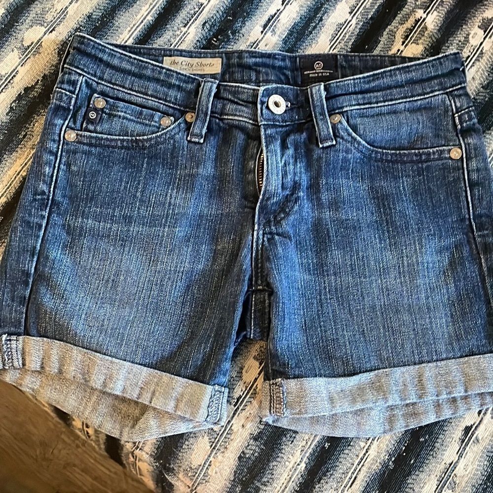The City jean Shorts distressed size 24.